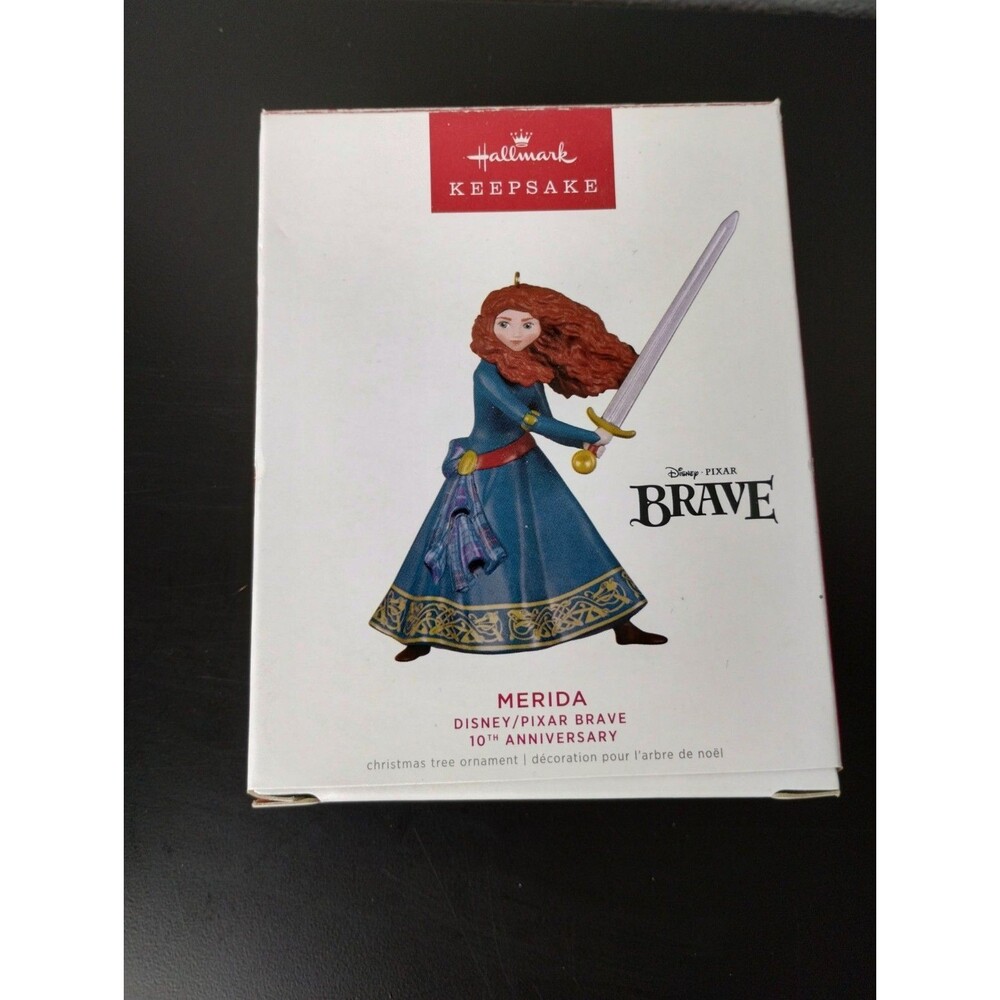 HALLMARK KEEPSAKE DISNEY PIXAR BRAVE MERIDA 10TH CHRISTMAS ORNAMENT NEW WITH BOX
